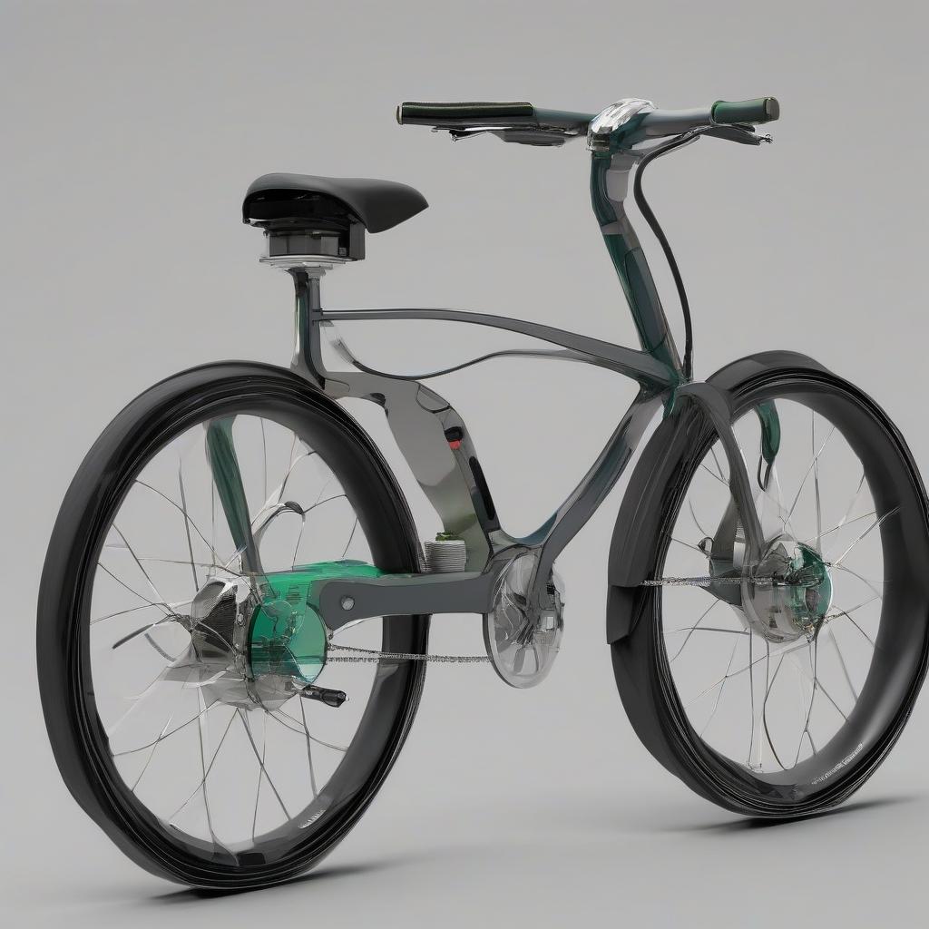 electric bicycle that moves automatically by Free AI Image Generator & Maker - No login required✨ | AIGAZOU