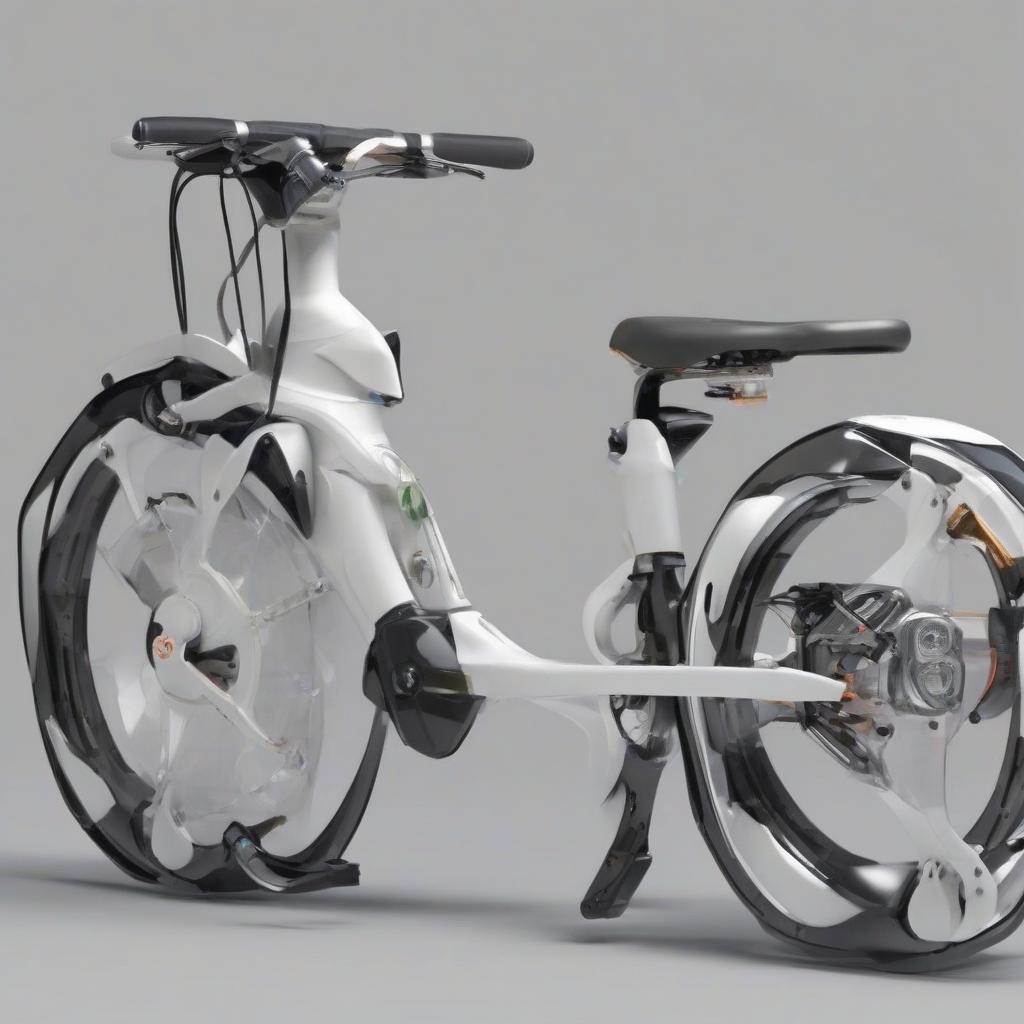 electric bike with pedals looks like automatic bicycle by Free AI Image Generator & Maker - No login required✨ | AIGAZOU