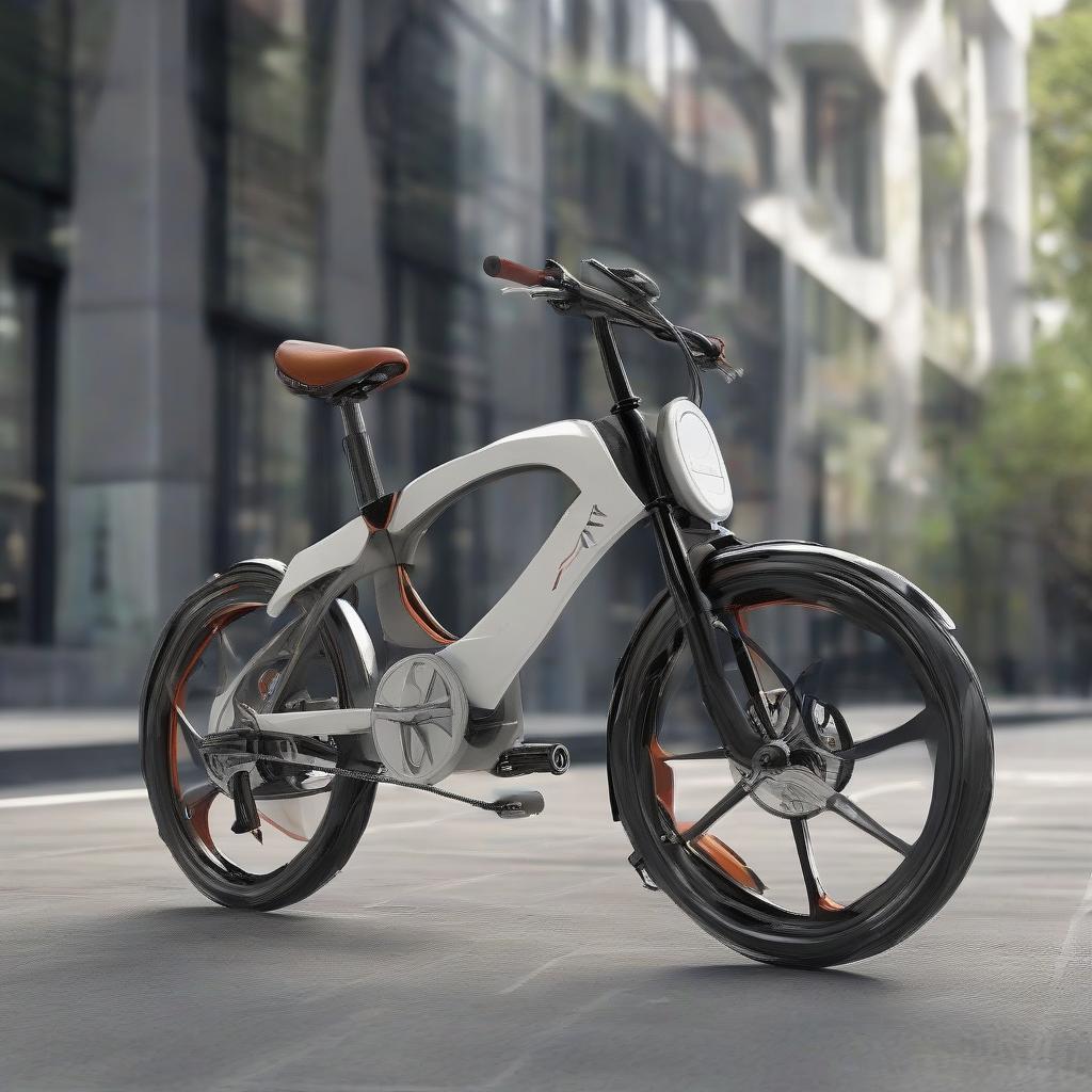 electric bicycle that moves automatically by Free AI Image Generator & Maker - No login required✨ | AIGAZOU