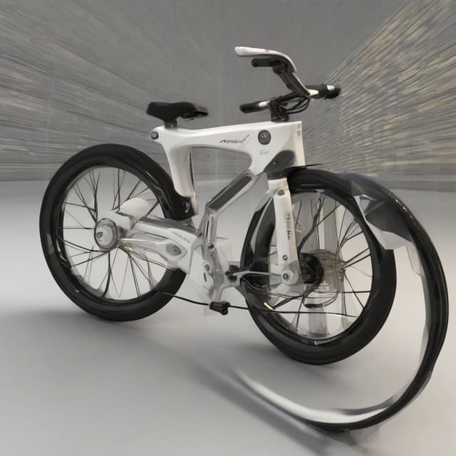 自転車を自動で動かしてくれる電動自転車みたいな見た目 by Free AI Image Generator & Maker - No login required✨ | AIGAZOU